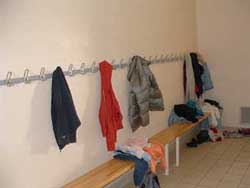 Petit passage par les vestiaires